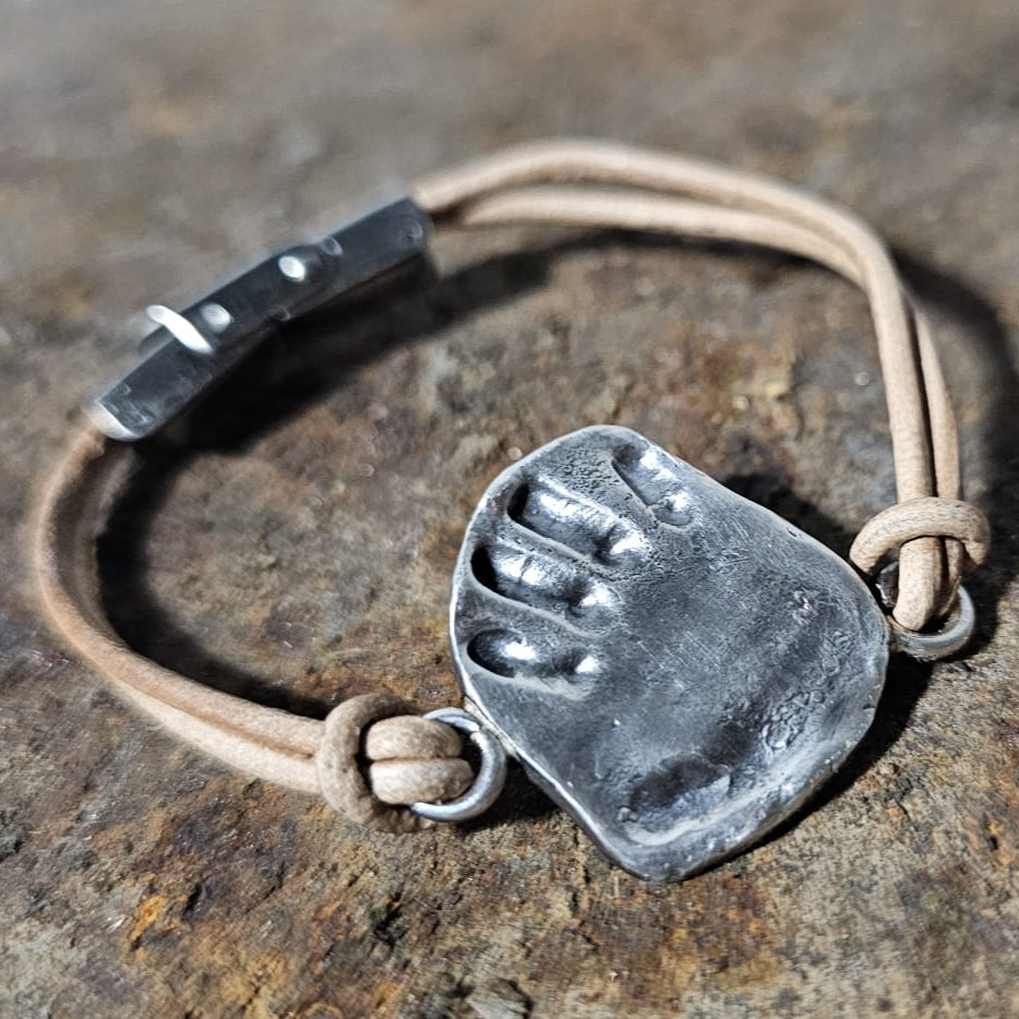 Pulsera huella mano