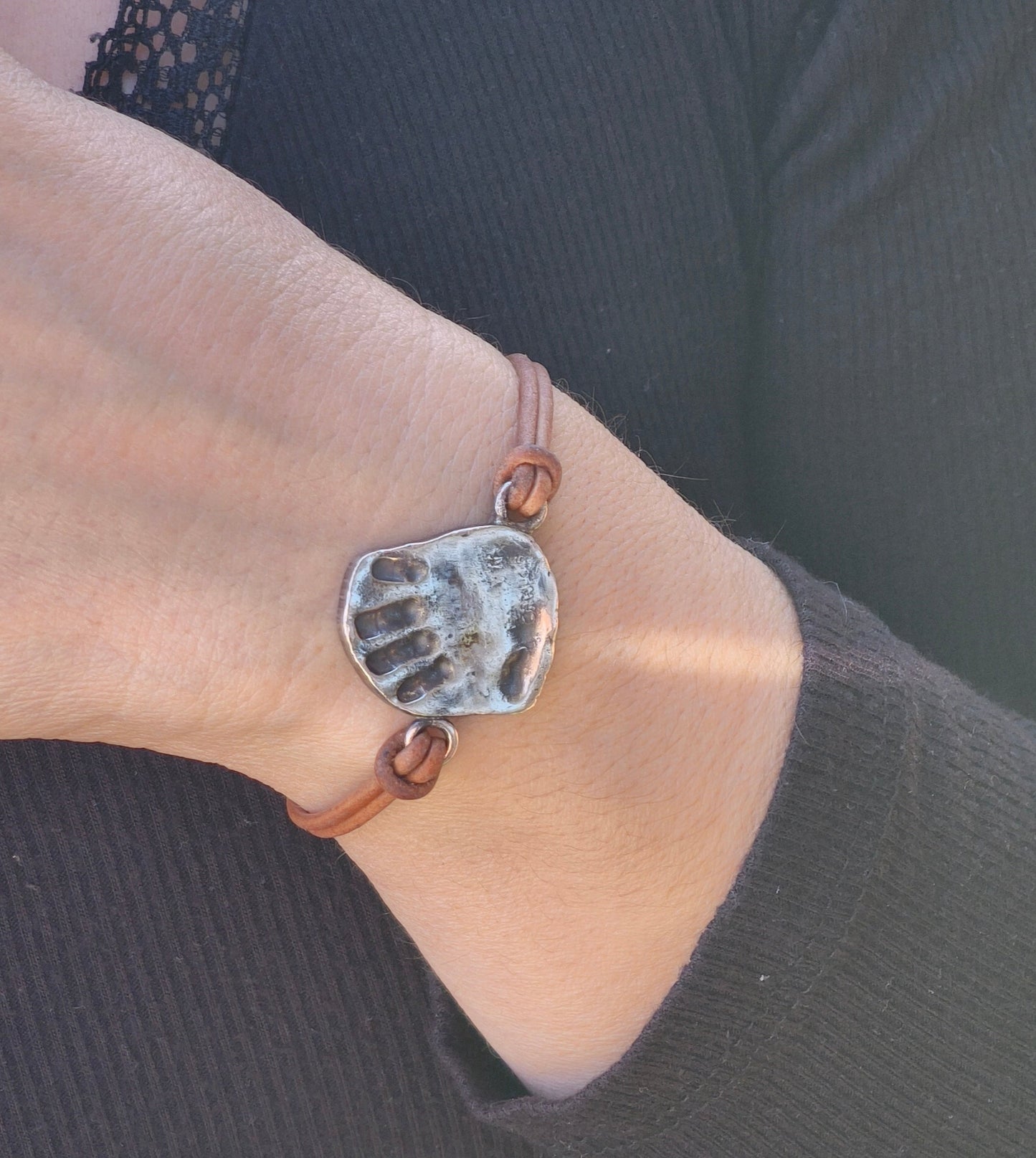 Pulsera huella mano