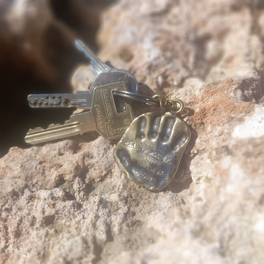 Handprint keychain